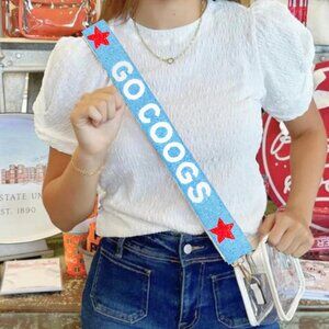 Go Coogs University of Houston Beaded Purse Strap | Houston Purse Strap